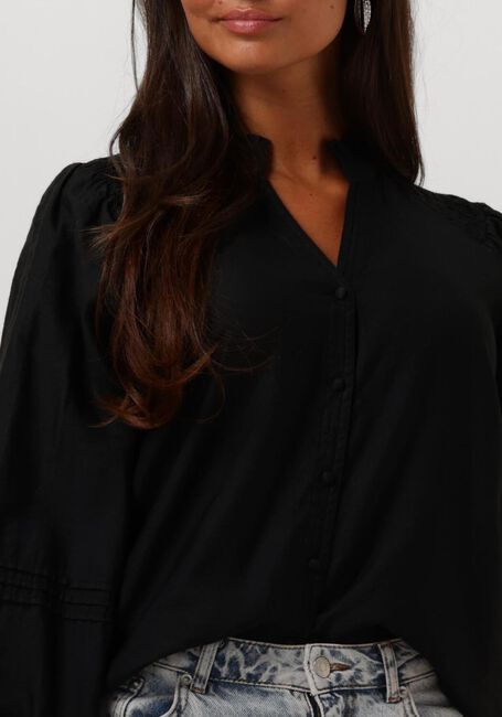 Schwarze NEO NOIR Blusen DORMA STRUCTURE BLOUSE - large