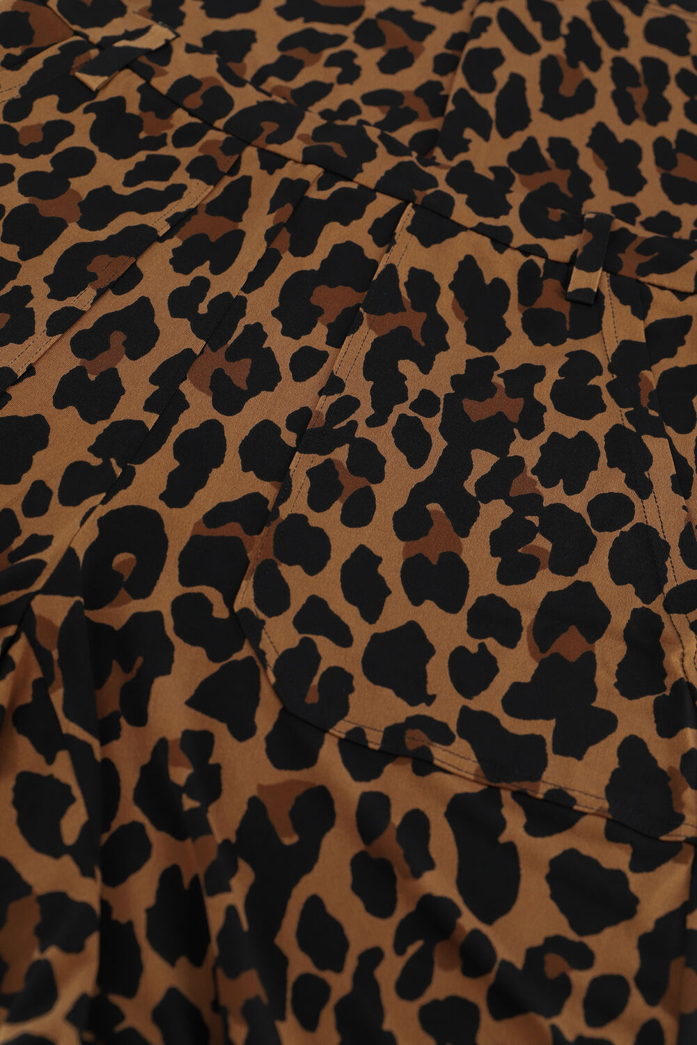 Camelfarbene VANILIA Schlaghose LEO MINI FLARED - large