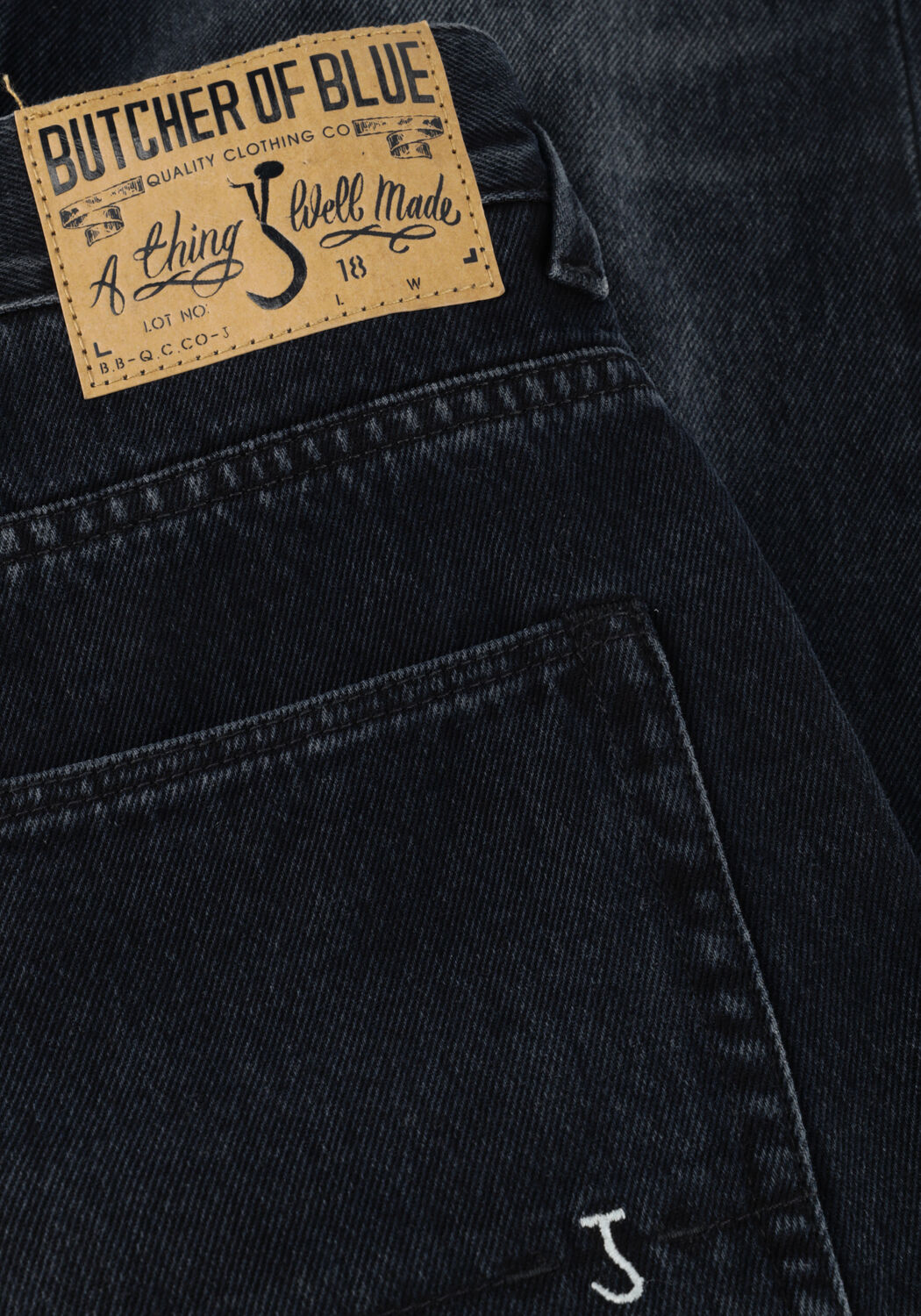 Dunkelblau BUTCHER OF BLUE Straight leg jeans STOCKTON STRAIGHT DARK NIGHT - large