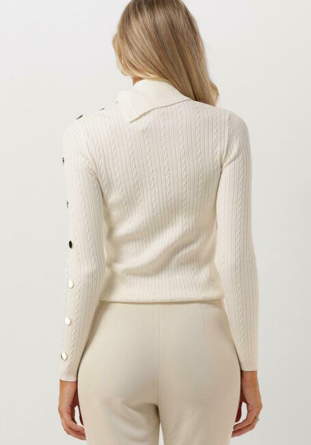 Weiße LIU JO Rollkragenpullover ECSMAGLIA CHIUSA M/L RIB+TWIST - large