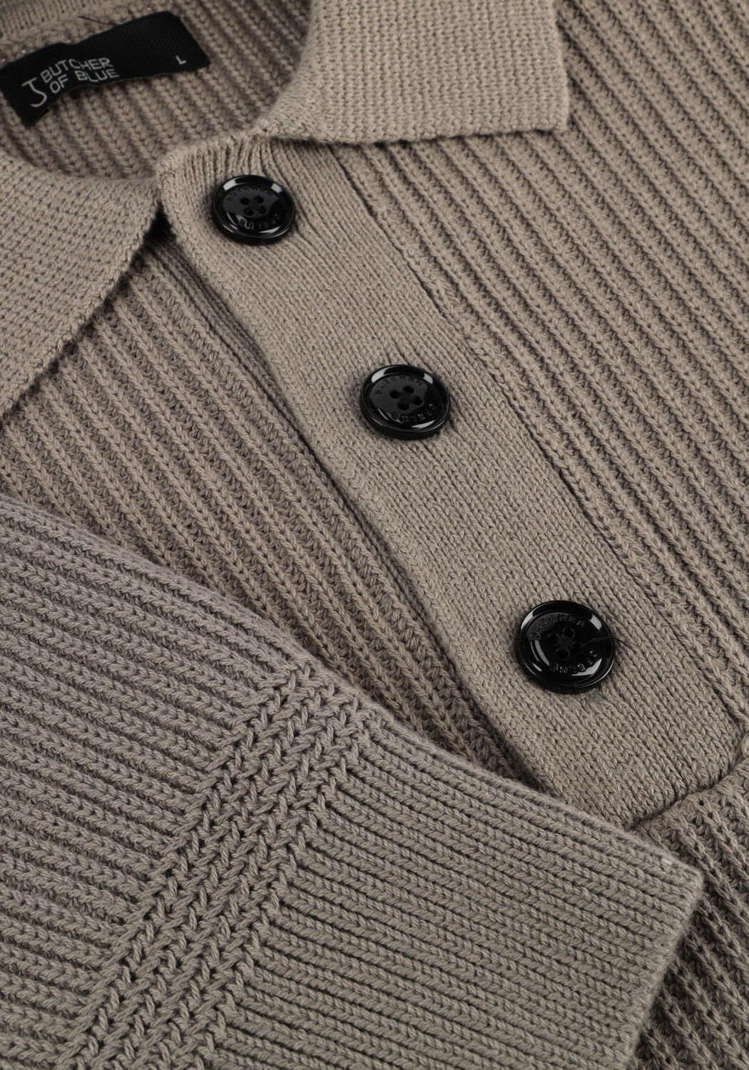 Gr&uuml;ne BUTCHER OF BLUE Pullover GALWAY POLO LS - large