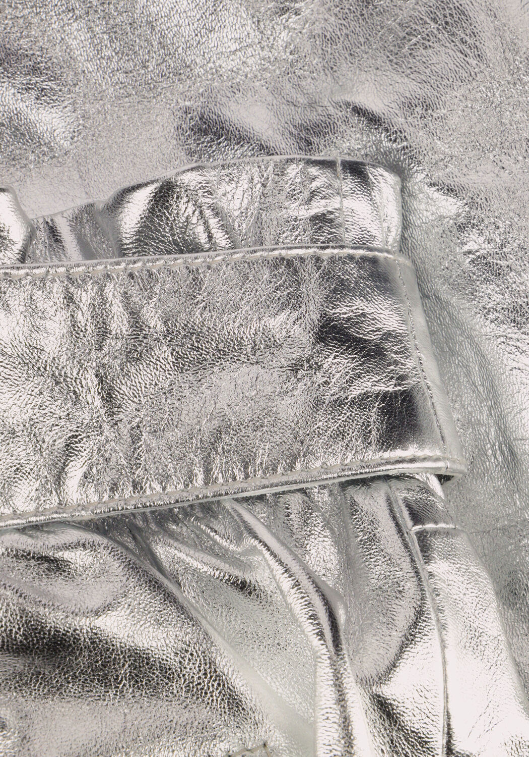 Silberne IBANA Hosen SASHA METALLIC - large