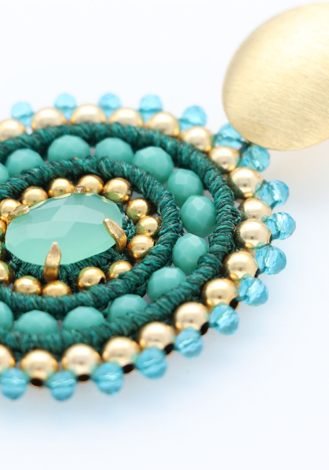 Blaue LOTT. GIOIELLI Schmuck CE SI FILLED OVAL 3 RINGS W/ STONE M - large