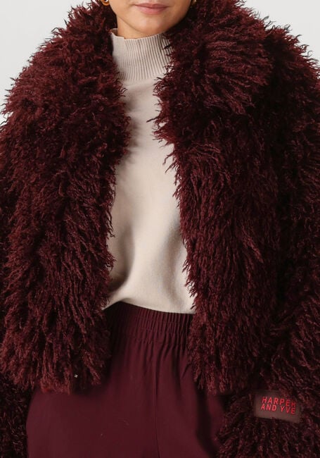 Bordeaux HARPER & YVE Fake-Fur-Jack STACY-JA - large
