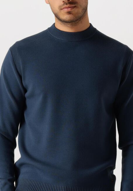 Blaue DSTREZZED Pullover FELL MOCK NECK - large