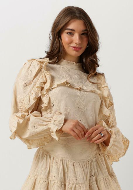 Beige STUDIO AMAYA Blusen SCOTTIE - large