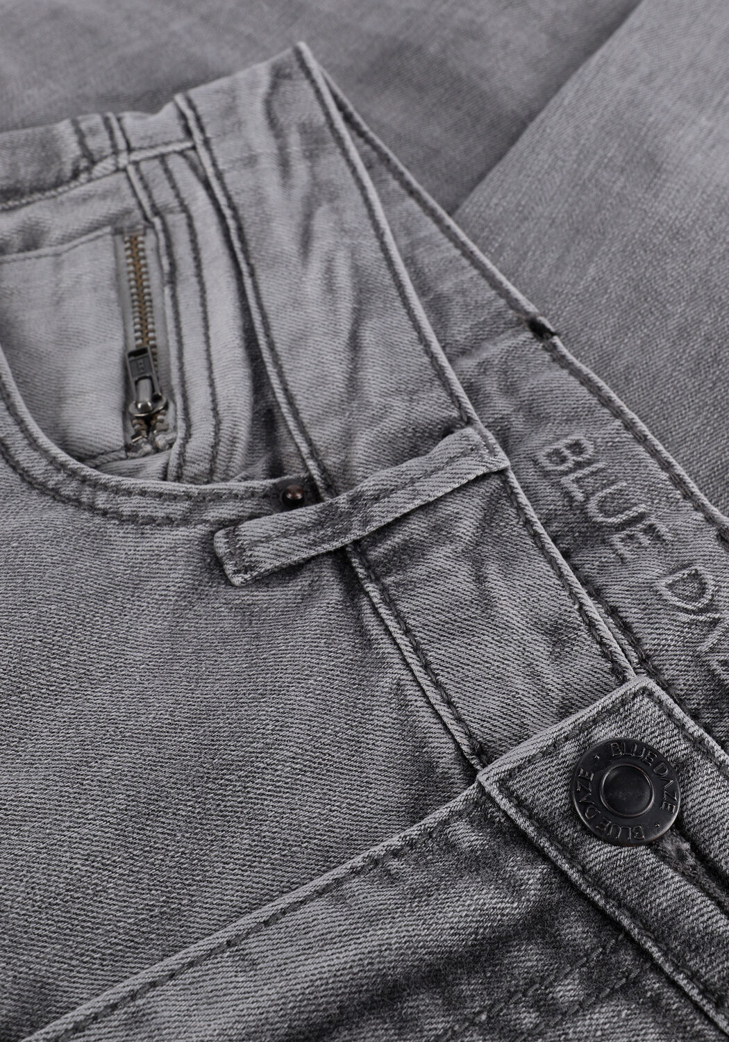 Graue SUMMUM Slim fit jeans TAPERED JEANS HAKA BLACK DENIM - large