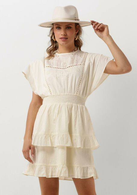 Nicht-gerade weiss SCOTCH & SODA Minikleid MINI DRESS WITH BRODERIE ANGLAISE - large