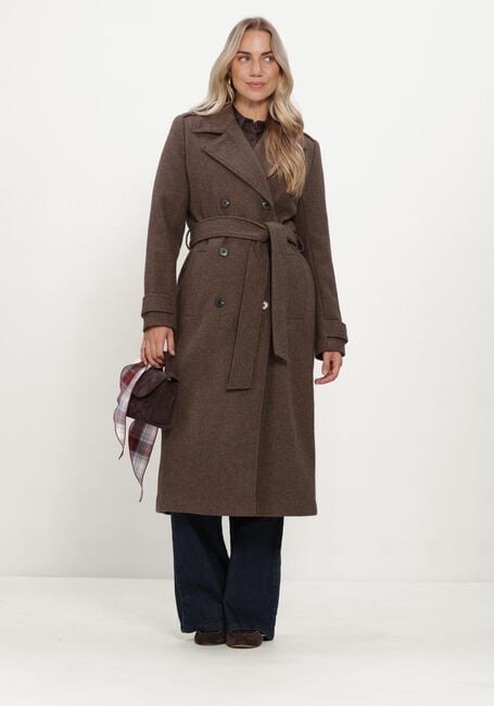 Braune MODSTR&Ouml;M M&auml;ntel SHAYMD COAT - large