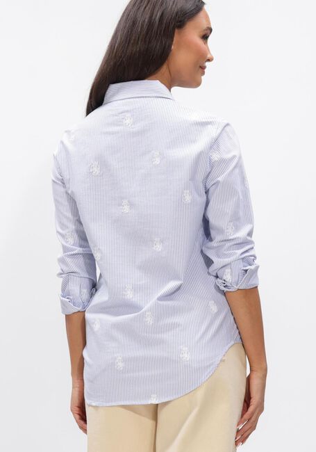 Hellblau TOMMY HILFIGER Blusen OXFORD AOP RELAXED SHIRT - large