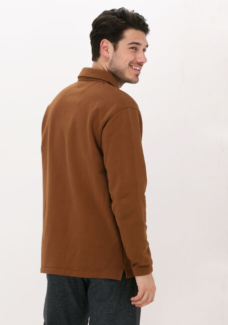 Braune SELECTED HOMME Pullover SLHRELAXREID HALF ZIP SWEAT W - large