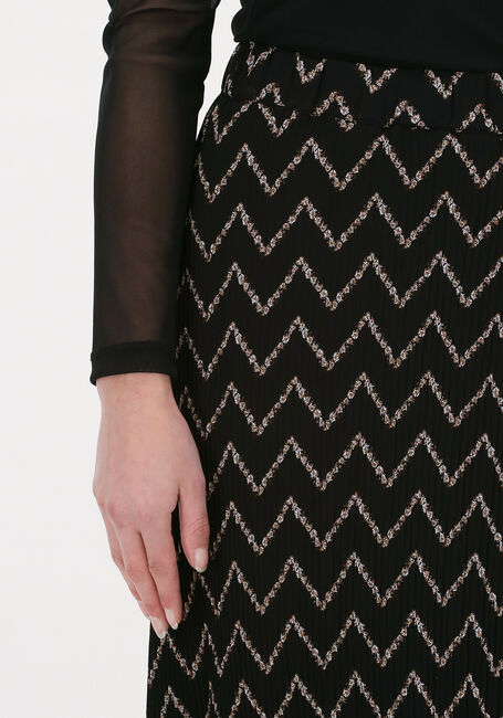Schwarze MODSTRÖM Midirock NELLE PRINT SKIRT - large