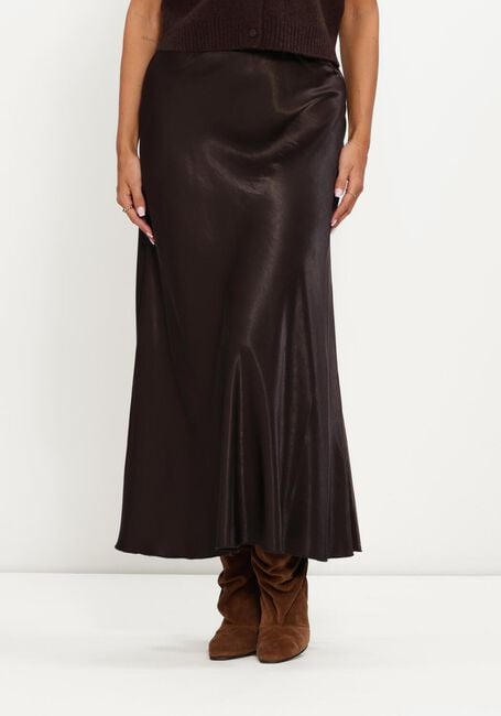 Braune MSCH COPENHAGEN Maxirock MSCHNICOLETTE ULLAS SKIRT - large