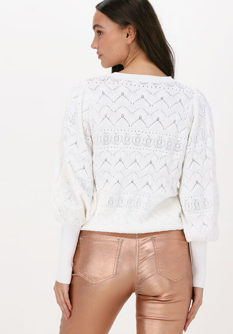 Nicht-gerade weiss SUMMUM Pullover BALLOON SLEEVE SWEATER POINTEL - large