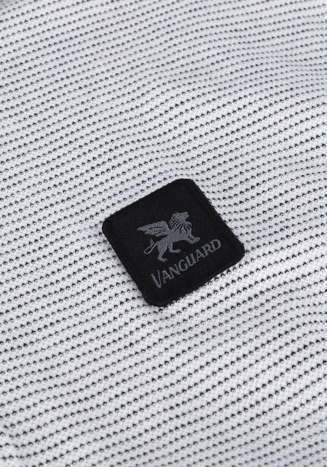 Wei&szlig;e VANGUARD Polo-Shirt SHORT SLEEVE POLO PIQUE STRIPE - large