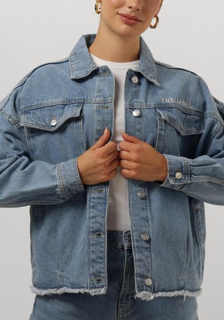 Hellblau ALIX THE LABEL Jeansjacke LADIES WOVEN DENIM JACKET - large