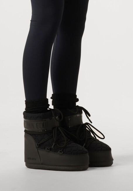 Schwarze MOON BOOT Snowboots ICON LOW QUILT - large
