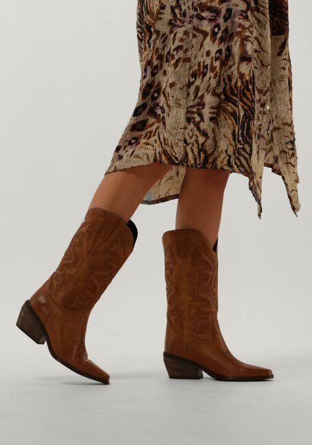 Cognacfarbene NOTRE-V Cowboystiefel AL330 - large