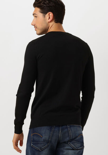 Schwarze SCOTCH & SODA Pullover VISCOSE PULLOVER CREWNECK - large