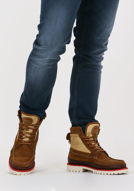 Cognacfarbene SCOTCH & SODA Schnürboots AVION - large