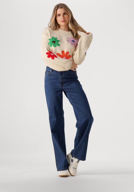 Sand OBJECT Pullover OBJASH KNIT RE L/S PULLOVER 136 DIV - large