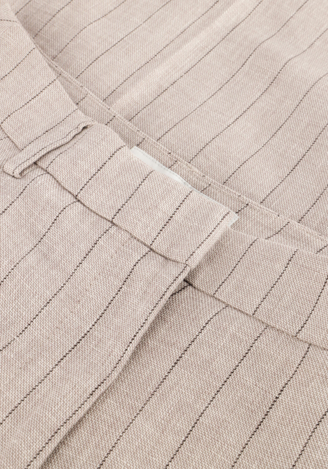 Beige SELECTED WOMEN Hose SLFVILKA SUN HW EXTRA WIDE PANT - large