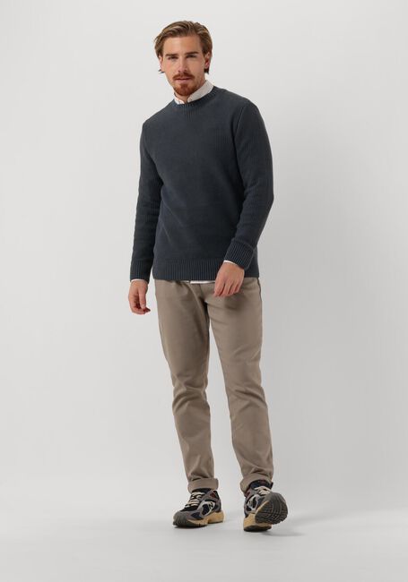Blaue PUREWHITE Pullover STRUCTURED CREWNECK KNIT - large