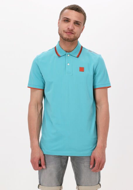 Hellblau PME LEGEND Polo-Shirt SHORT SLEEVE POLO STRETCH PIQUE - large