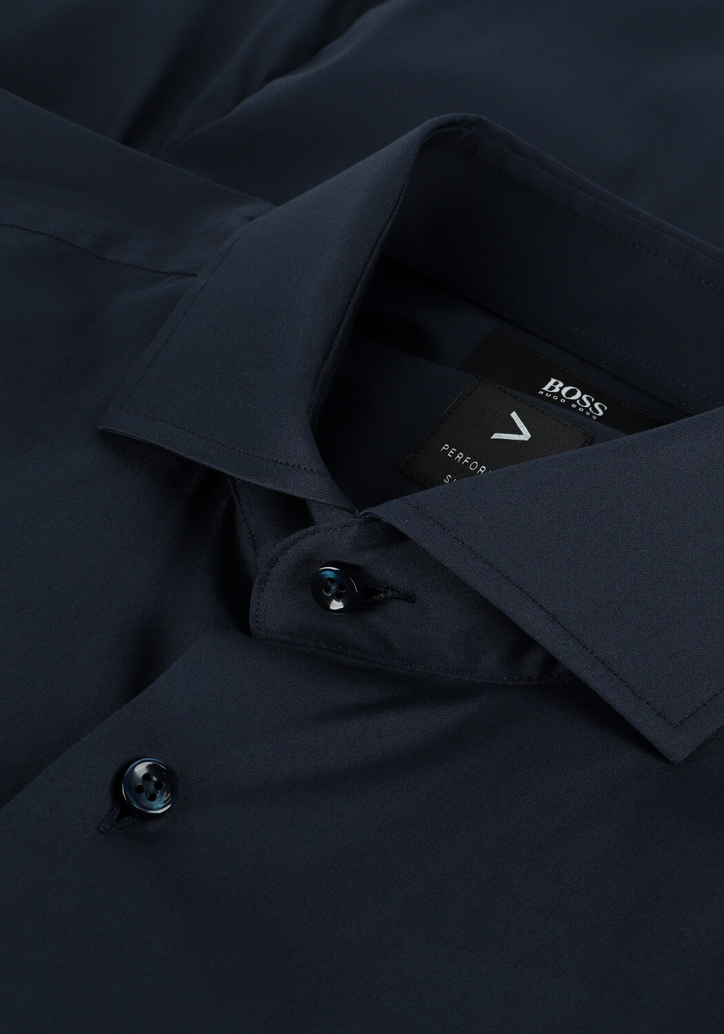 Dunkelblau BOSS BLACK Klassisches Oberhemd P-HANK-SPREAD-214 10151300 01 - large