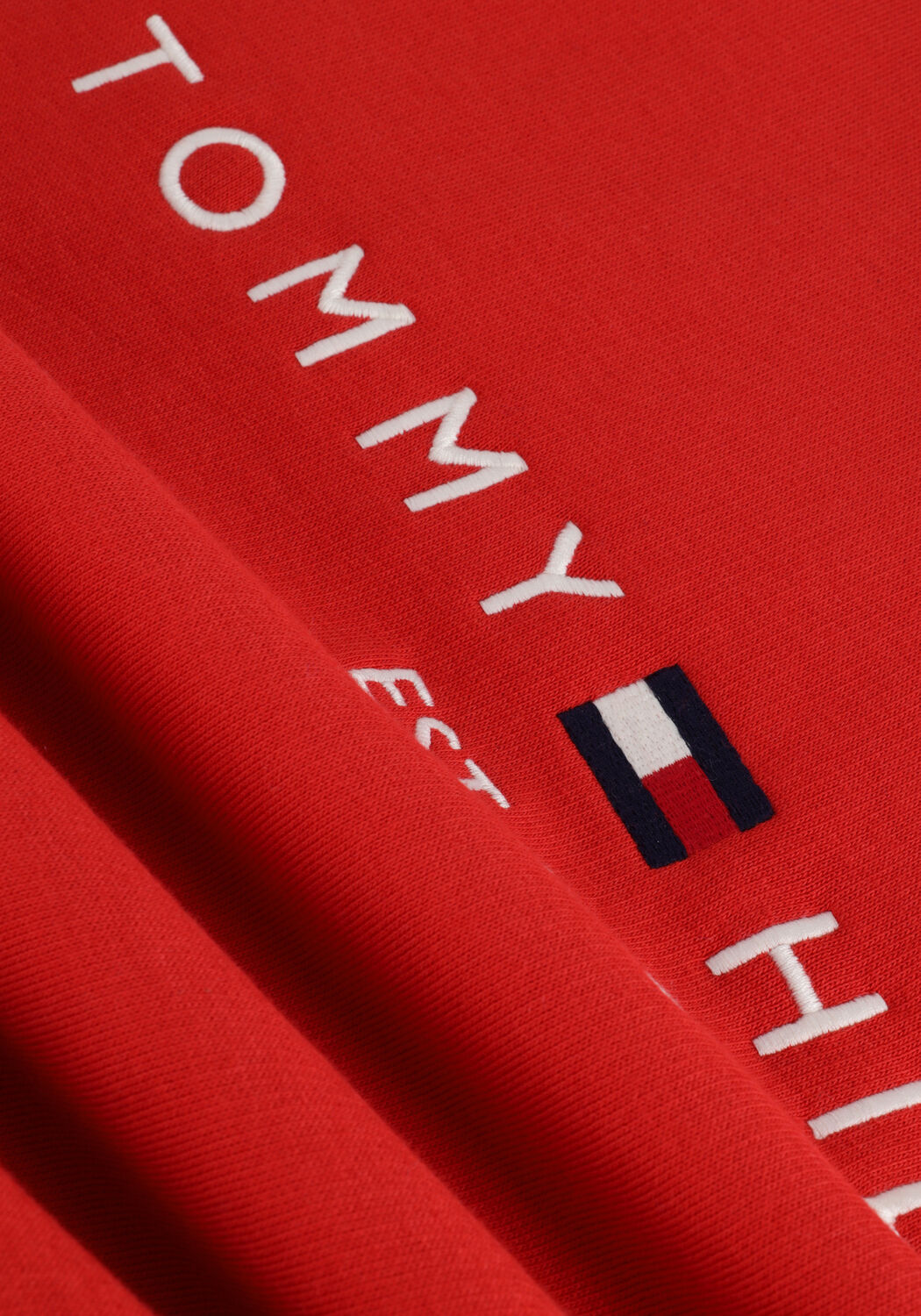 Rote TOMMY HILFIGER Sweatshirt TOMMY LOGO HOODY - large