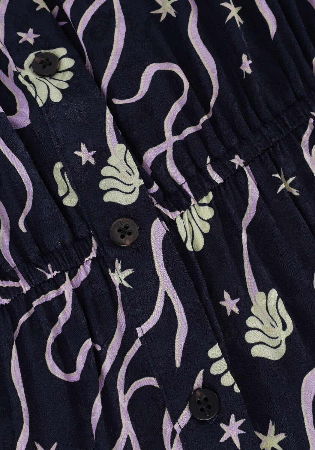 Dunkelblau SCOTCH & SODA Midikleid RELAXED FIT SHIRT DRESS - large