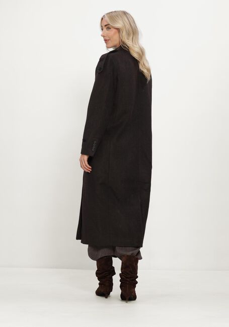 Braune HAUTE L'AMITI&Eacute; M&auml;ntel LIDA TAILOR WOOL COAT - large