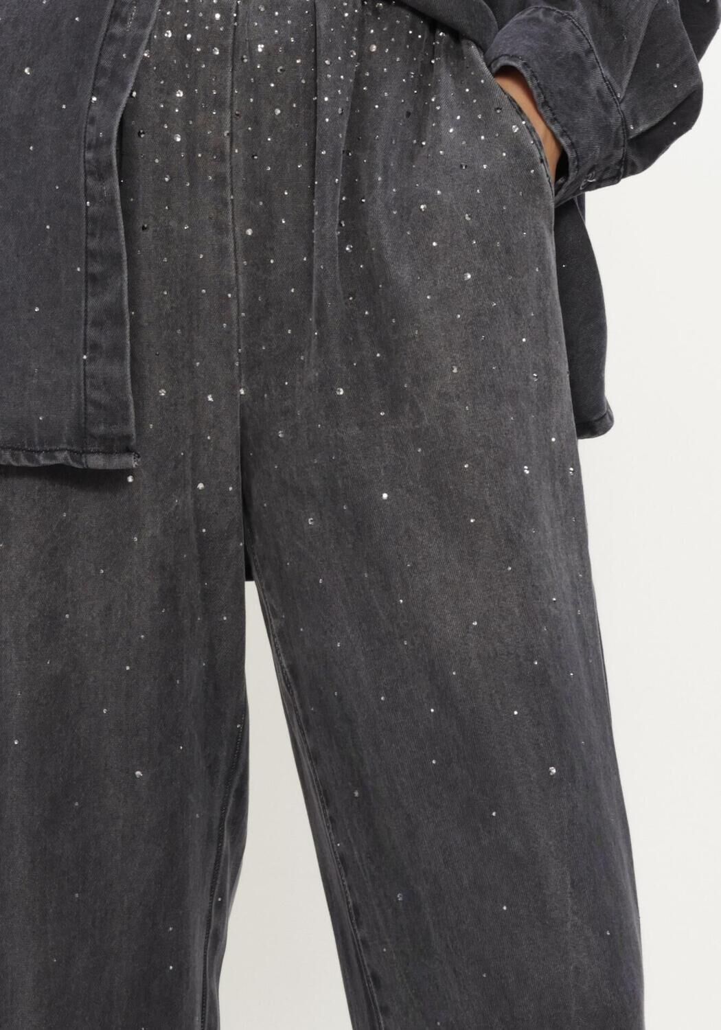 Anthrazit STUDIO AMAYA Weite Hose ZIA PANTS - large