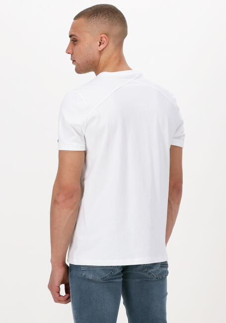 Weiße CAST IRON T-shirt R-NECK RELAXED FIT DRY COTTON - large