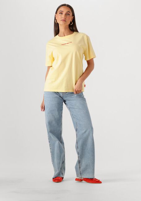 Gelbe HARPER & YVE T-shirt GUILTYLIST-SS - large