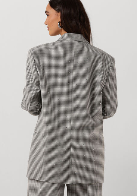 Graue ALIX THE LABEL Blazer LADIES WOVEN MINI CHECK BLAZER - large