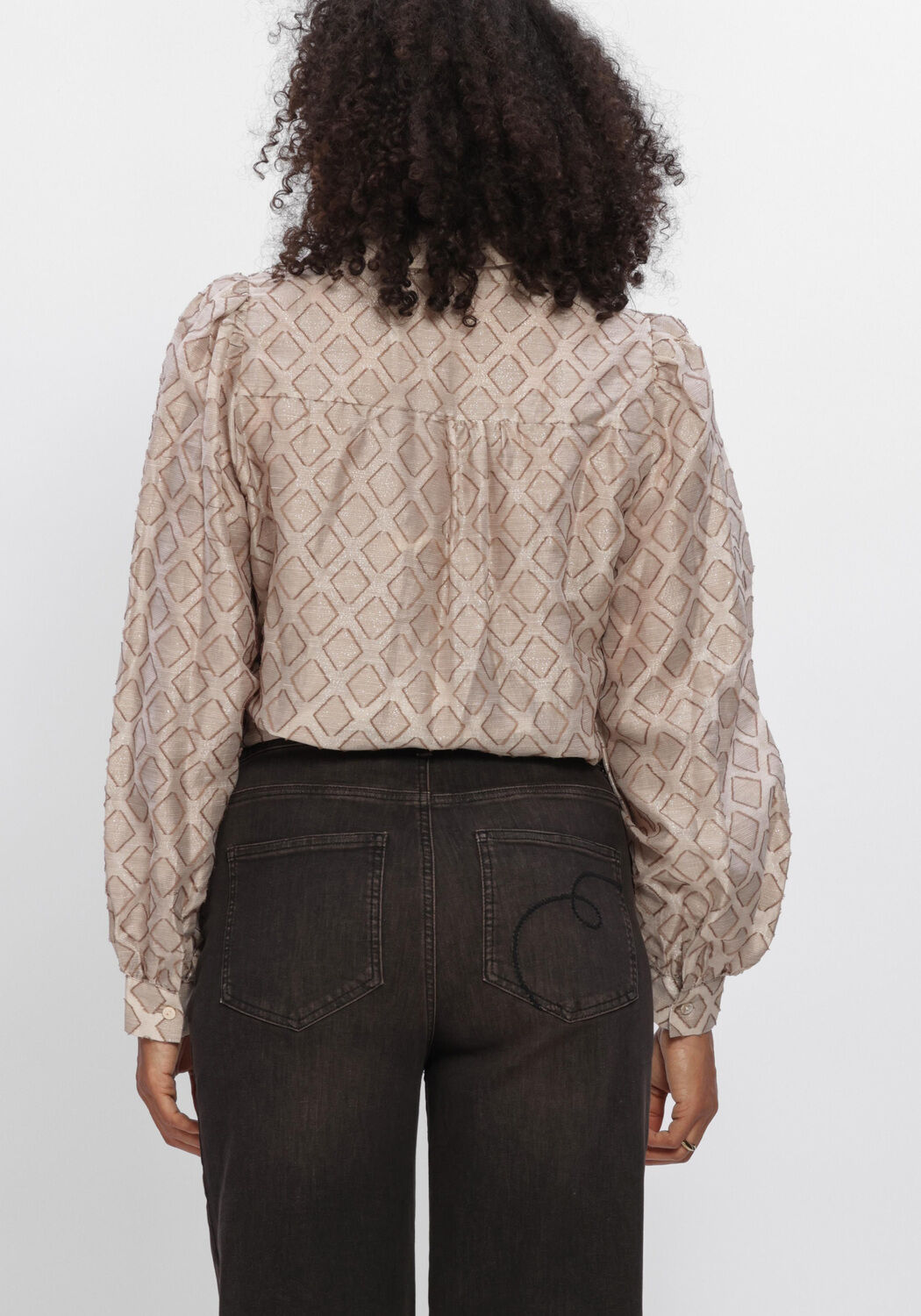 Beige NUKUS Blusen ANTONELLA BLOUSE PATTERN - large
