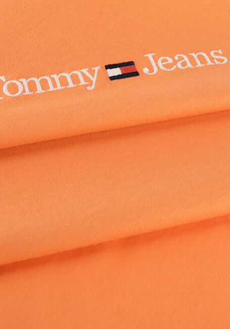 Orangene TOMMY JEANS T-shirt TJM CLASSIC LINEAR LOGO TEE - large