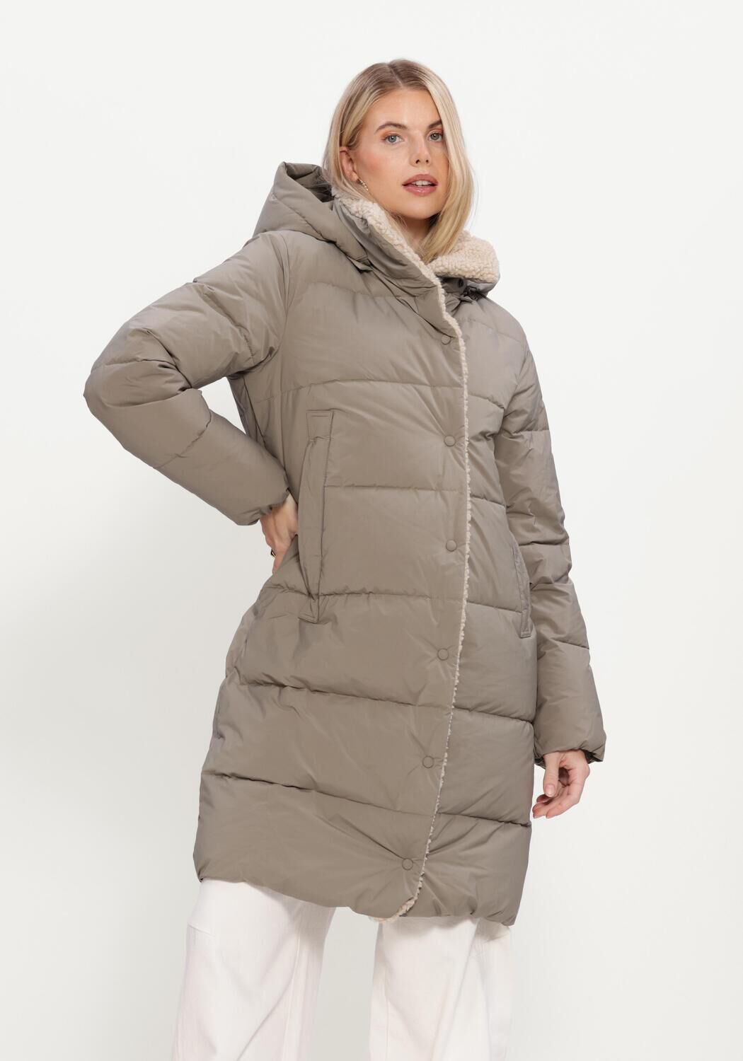 Taupe MOSCOW Wattierte Jack 05-08-VALLEY - large