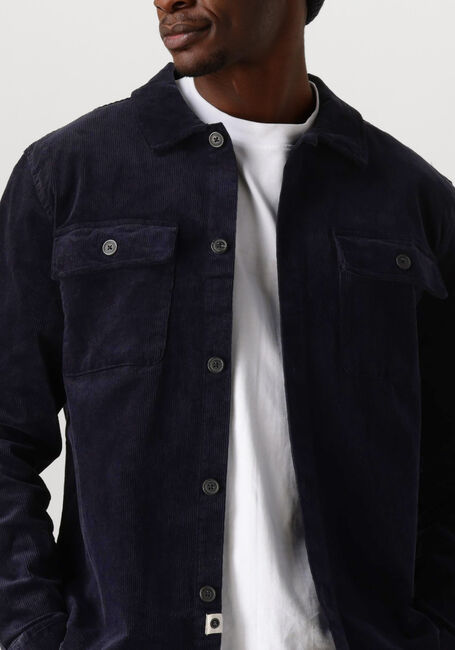 Blaue ANERKJENDT Hemden AKOSCAR CORD OVERSHIRT - large