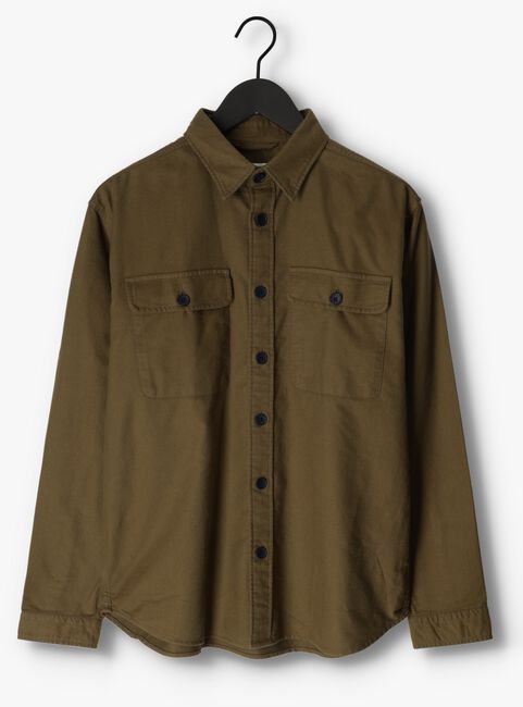 Olive SELECTED HOMME Overshirt REGSCOT CHECK SHIRT - large