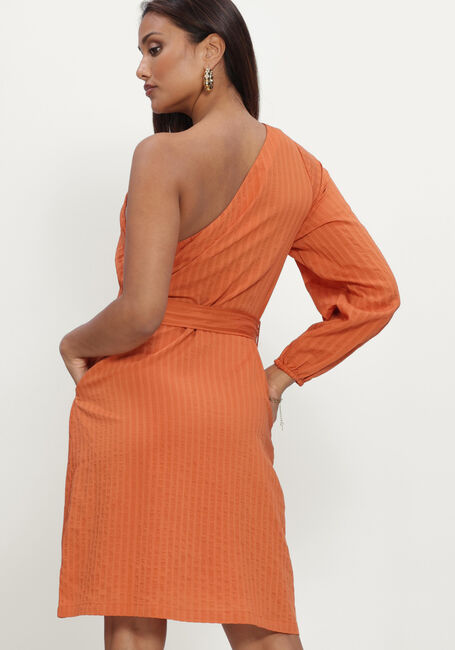 Orangene ANOTHER LABEL Minikleid DUA DRESS L/S - large