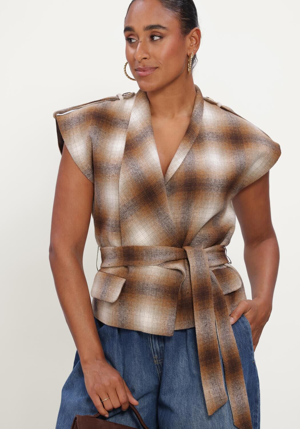 Braune EST'SEVEN Top SIRAL TOP - large