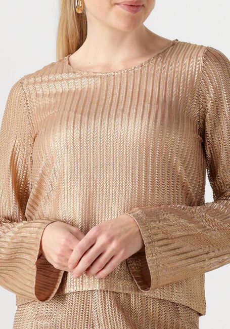 Bronzefarbene STUDIO AMAYA T-shirt EVI - large