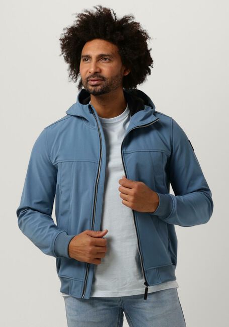 Blaue PUREWHITE Jack SOFTSHELL JACKET WITH RUBBERBADGE AT SLEEVES - large