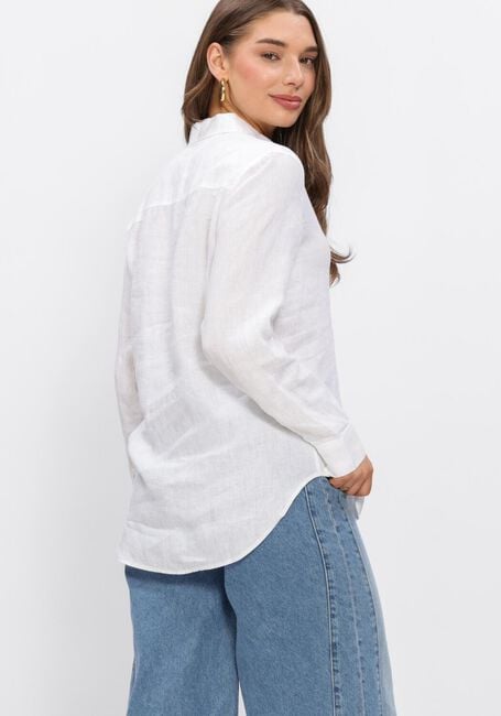 Wei&szlig;e TOMMY HILFIGER Blusen ESS LINEN RELAXED LS - large