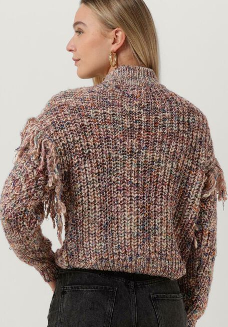 Braune OBJECT Pullover FLEUR L/S KNIT - large