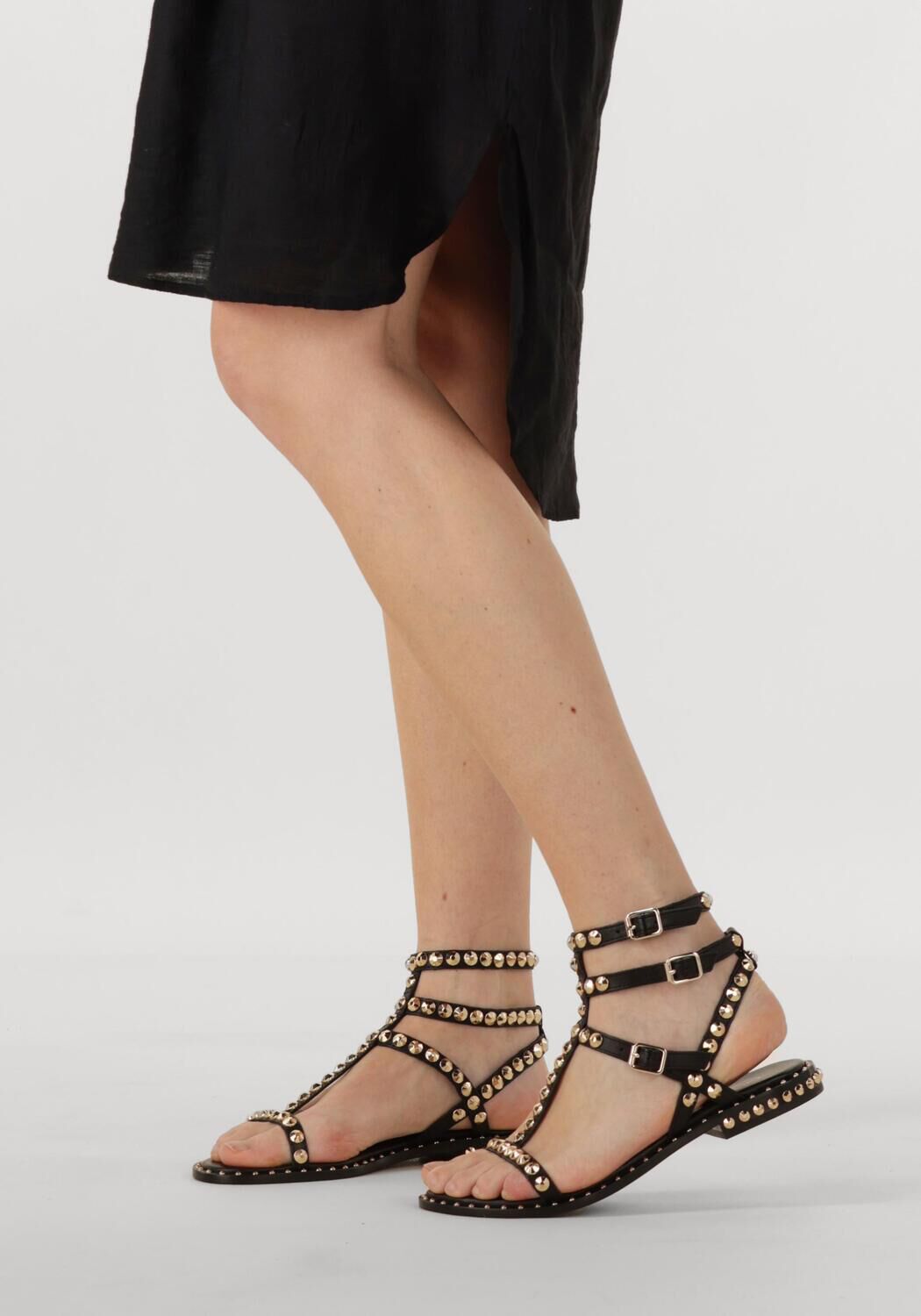 Schwarze ASH Flache Sandalen PLAY - large