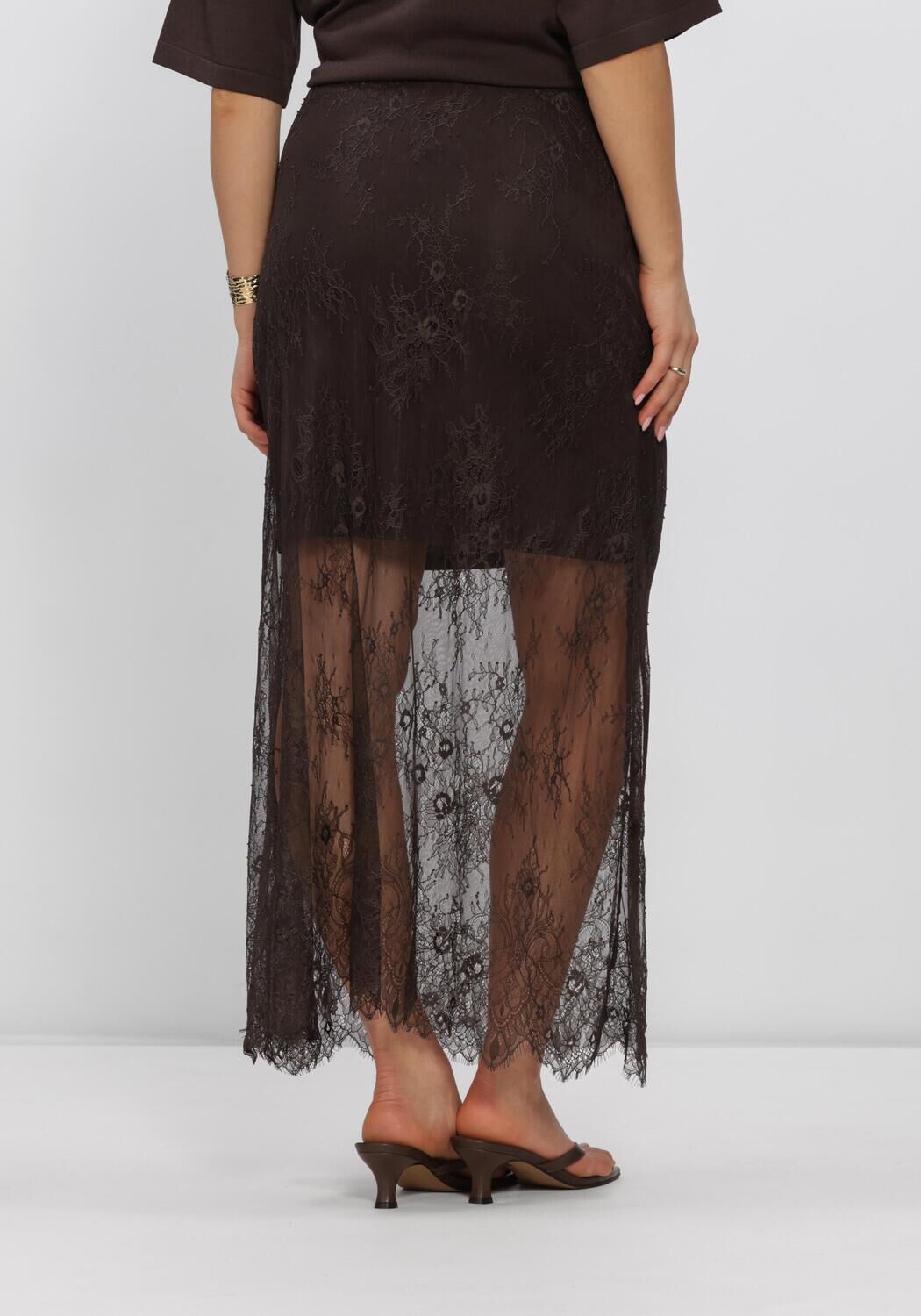 Hellgrau MSCH COPENHAGEN R&ouml;cke MSCHDUSTY HW SKIRT - large