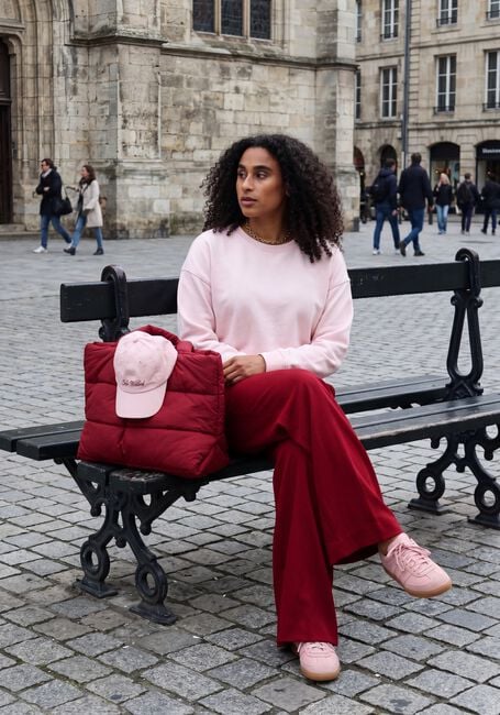 Hell-Pink MSCH COPENHAGEN Sweatshirt MSCHIMA Q SWEATSHIRT - large